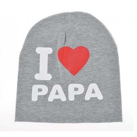 Kepurė, pilka I love PAPA