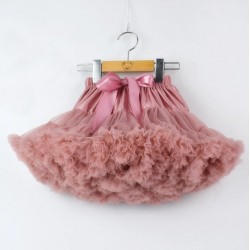 Dusty pink pūstas sijonas, 27 cm ilgio