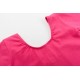 aRyškiai rožinis triko, ilgomis rankovėmis, su užsegimu