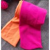 Oranžinės - ryškiai rožinės pėdkelnės, 3-8 metų mergaitėms (M dydis)
