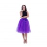 Violetinis tiulio sijonas