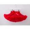 Raudonas pūstas sijonas, 24 cm ilgio