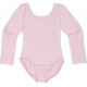aRožinis (baby pink) triko, ilgomis rankovėmis, be užsegimo