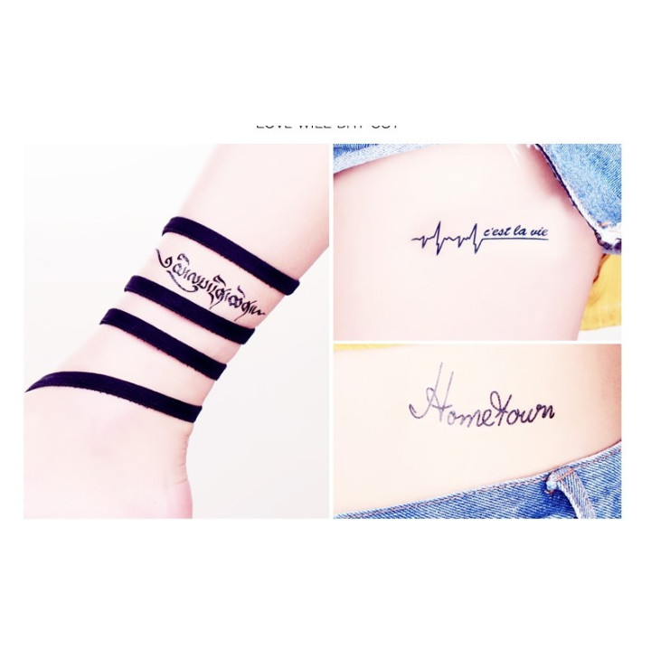 Laikinos tatuiruotės, 10 vnt