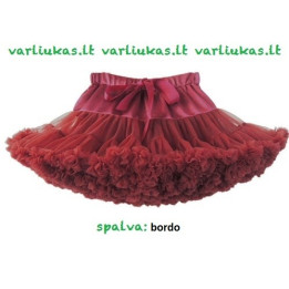 Bordo sijonėlis, 30 cm ilgio
