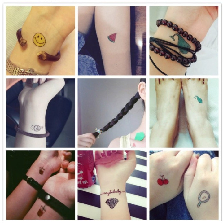 Laikinos tatuiruotės, 30 vnt