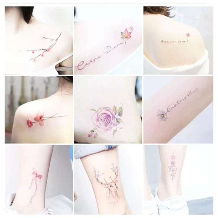 Laikinos tatuiruotės, 30 vnt