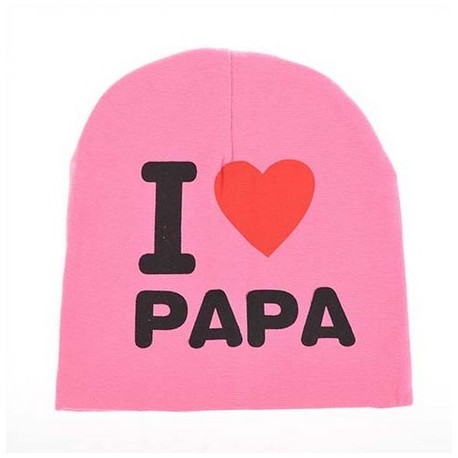 Kepurė, rausva I love PAPA