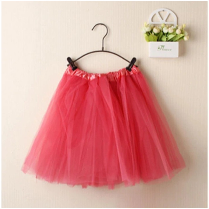 Raudonas TUTU sijonas merginoms