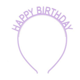 Violetinis lankelis Happy birthday
