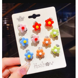 Auskarai su klipsais, 5 poros