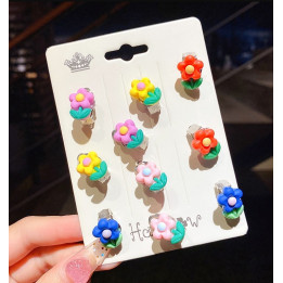 Auskarai su klipsais, 5 poros
