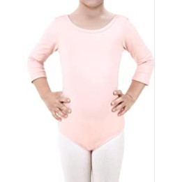 Rožinis (baby pink) triko, 3/4 ilgio rankovėmis, be užsegimo