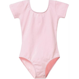 Rožinis (baby pink) triko, trumpomis rankovėmis, be užsegimo