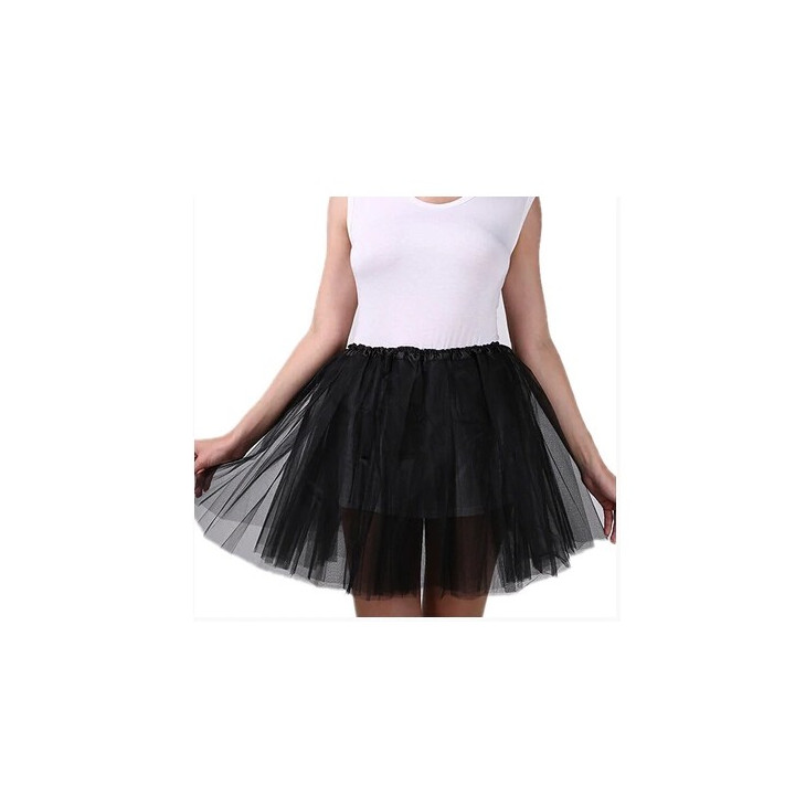 Juodas TUTU sijonas merginoms