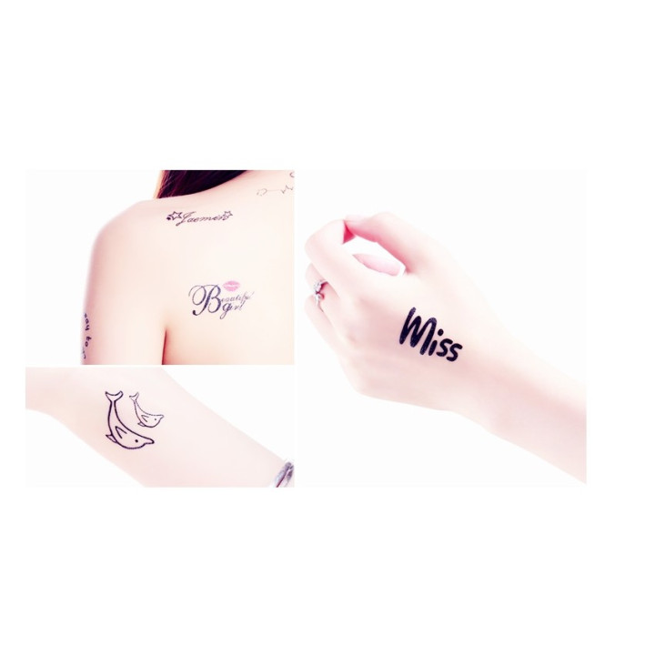 Laikinos tatuiruotės, 10 vnt
