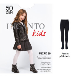 Juodos vienspalvės pėdkelnės, 50 denų