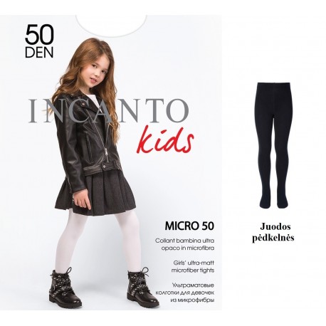 Juodos vienspalvės pėdkelnės, 50 denų