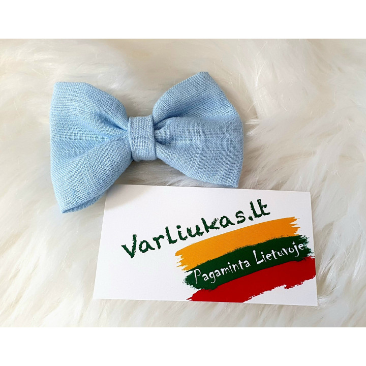 Žydras plaukų segtukas, kaspinėlis