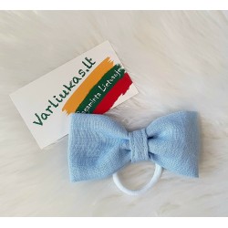 Žydra plaukų gumytė, kaspinėlis