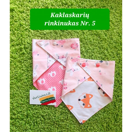 Kaklaskarės, 2 vnt