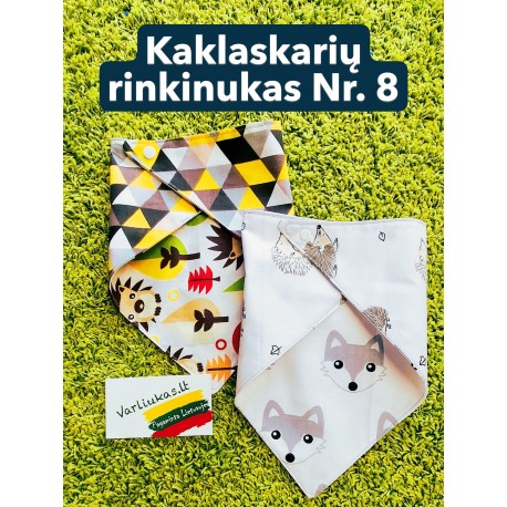 Kaklaskarės, 2 vnt