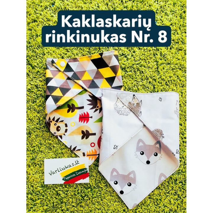 Kaklaskarės, 2 vnt