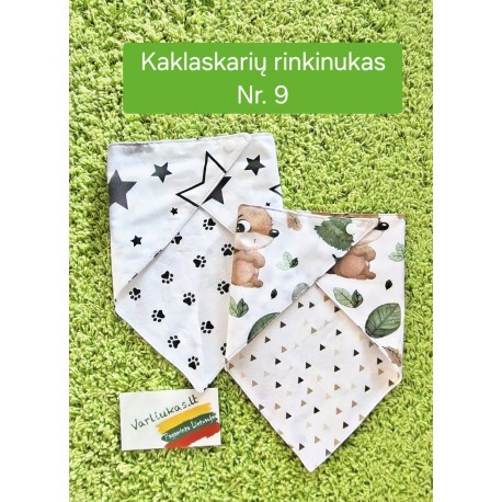 Kaklaskarės, 2 vnt