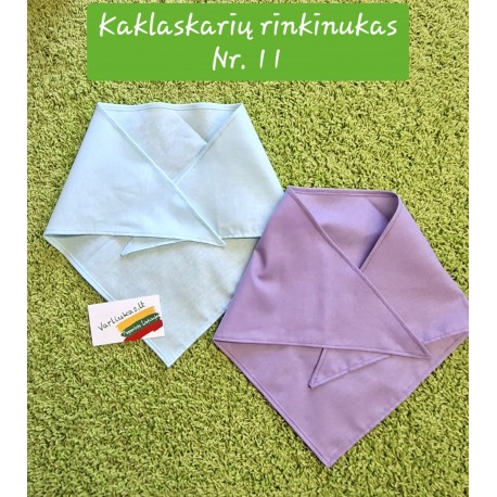 Kaklaskarės, 2 vnt