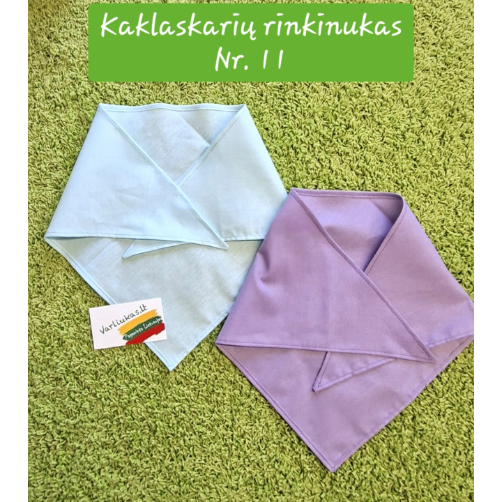 Kaklaskarės, 2 vnt