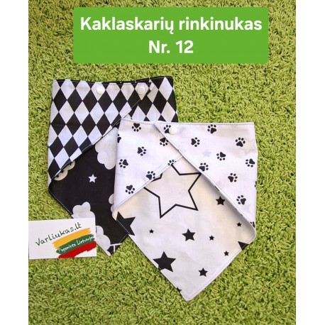 Kaklaskarės, 2 vnt