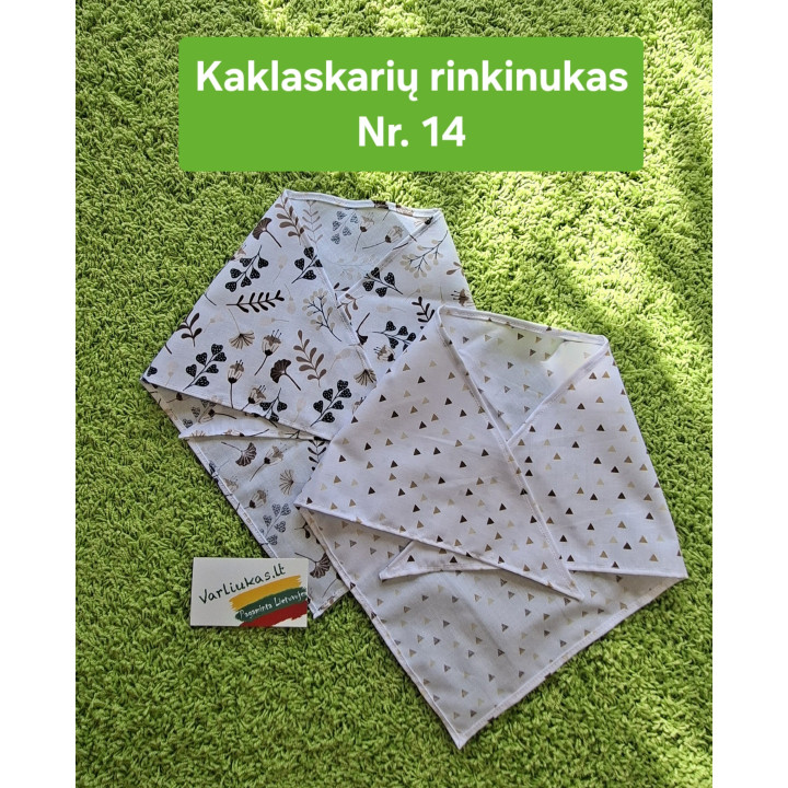 Rišamos kaklaskarės, 2 vnt