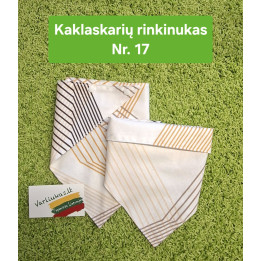 Kaklaskarės, 2 vnt