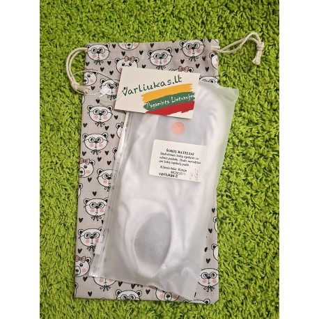 Šokių batelių maišelis - mėškiukai