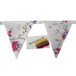 Medžiaginės vėliavėlės, 12 vnt. 2,9 metro ilgio