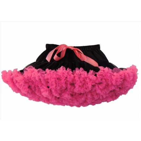 Juodas - rožinis sijonėlis