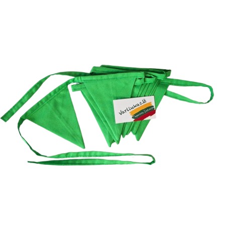 Medžiaginės vėliavėlės, 12 vnt. 3 metro ilgio