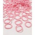 Rožinės plaukų gumytės, 10 vnt