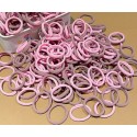 Rožinių spalvų plaukų gumytės, 10 vnt