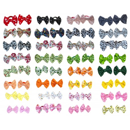 Plaukų gumytės, 10 vnt - įvairios spalvos