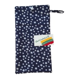 Šokių batelių maišelis, mėlynas su žvaigždutėmis