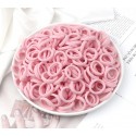 Rožinės plaukų gumytės, 15 vnt