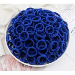 Mėlynos plaukų gumytės, 15 vnt