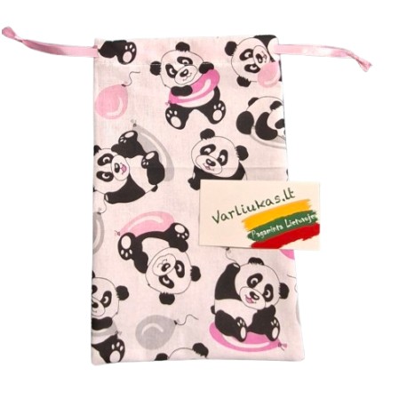 Šokių batelių maišelis - pandos