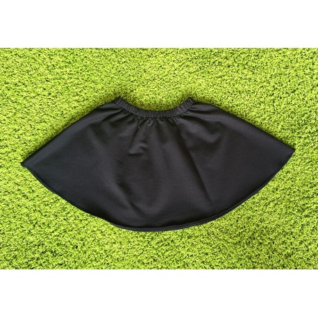 Juodas sijonėlis, 28 cm ilgio (M102)