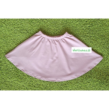 Dusty pink spalvos sijonėlis, 34 cm ilgio (M110)