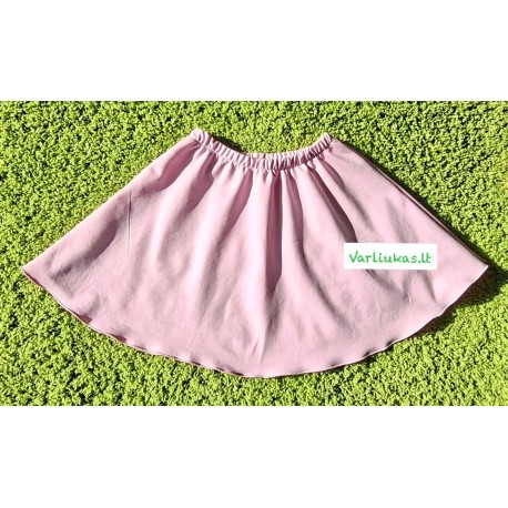 Rožinės spalvos sijonėlis, 34 cm ilgio (M112)