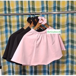 Rožinės spalvos sijonėlis, 34 cm ilgio (M112)