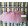 Rožinis tutu sijonėlis su pasijoniu (M118)