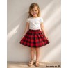 Languotas  flanelės sijonas, 5-6 m (M124)